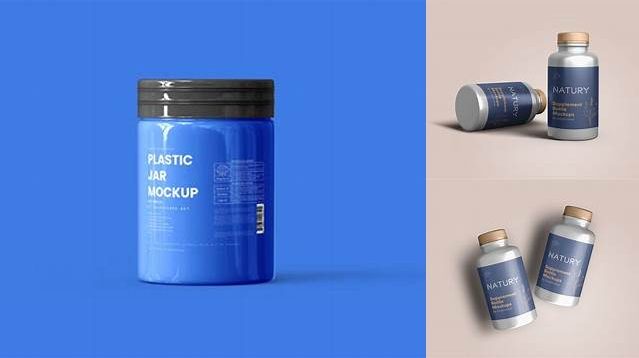 270+ Supplement Bottle Mockup Free High-Quality PSD Files