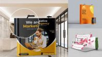 2704+ Mockup Pop Up Store Creative Design File