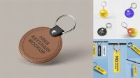 2708+ Keychain Mockup PSD File for Designers