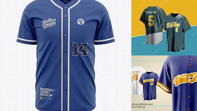 2721+ Baseball Jersey Mockup Psd Free Download Best for Showcase