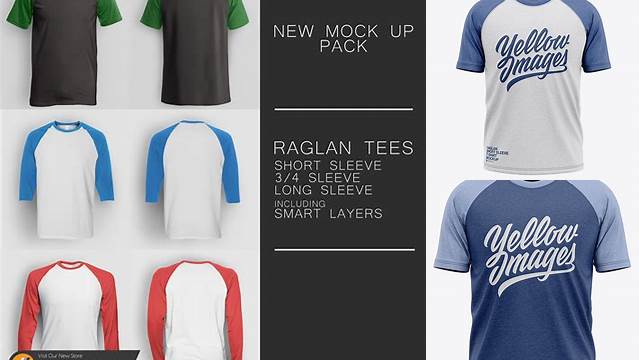 2727+ T Shirt Raglan Mockup PSD for Creative Projects