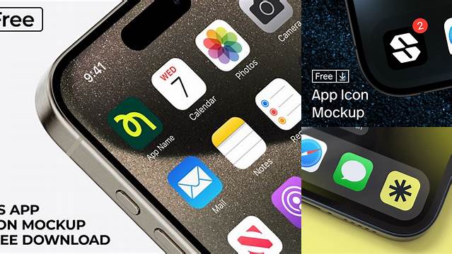 2729+ Free App Icon Mockup Digital Download