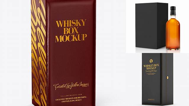 2729+ Whisky Box Mockup Premium Free Graphic Resource