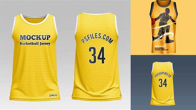 273+ Mockup Jersey Basket Exclusive Free PSD Mockups