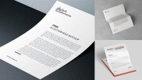 2736+ Letterhead Mockup Free Download Free PSD for Designers