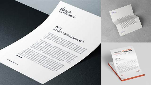 2736+ Letterhead Mockup Free Download Free PSD for Designers