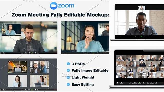 275+ Zoom Meeting Mockup Psd Free Best for Showcase