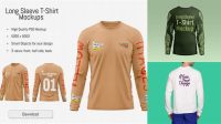 2750+ Long Sleeve Shirt Mockup Free Download Fully Layered PSD Freebie