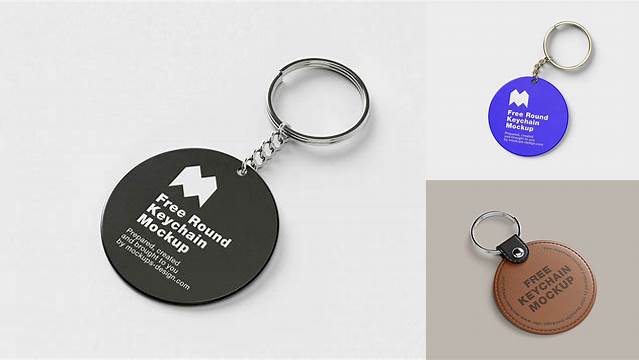 2750+ Metal Keychain Mockup Free Hight Resolution