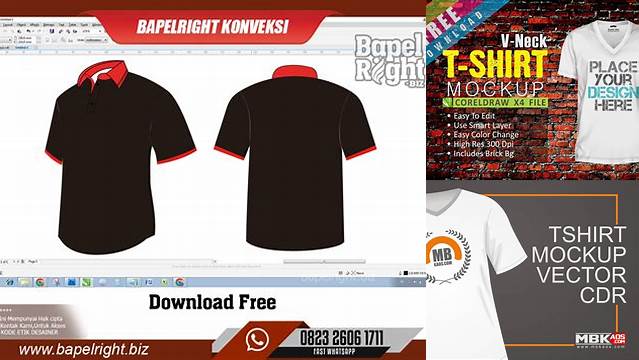 2759+ Download Mock Up Kaos Cdr Editable Photoshop File