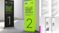 2759+ Telescopic Banner Mockup Best for Showcase