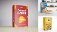 2761+ Cereal Box Mockup Free Best for Showcase