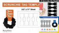 2763+ Free Scrunchie Tag Template Creative Design File