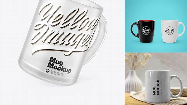 2766+ Frosted Mug Mockup PSD for Free