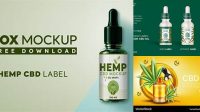 2768+ Cbd Oil Mockup High-Quality Editable PSD