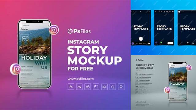 2776+ Instagram Story Mockup High-Quality Editable PSD