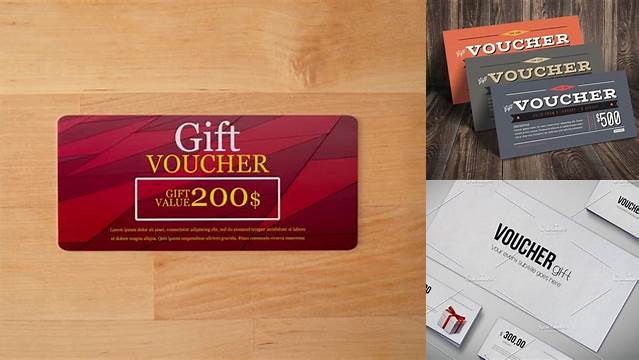 278+ Voucher Mockup Advanced Photoshop Template