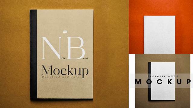 2782+ Exercise Book Mockup For Free Download