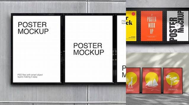 2786+ 3 Poster Mockup Best for Showcase