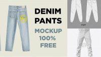 2791+ Free Pants Mockup Best for Showcase