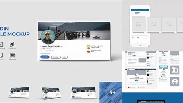 2793+ Linkedin Mockup 2020 Best for Showcase