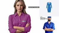 2794+ Staff Uniform Mockup Free Customizable Design Files