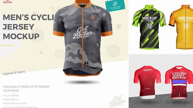 2796+ Cycling Shirt Mockup Free PSD Mockup Resource