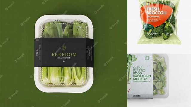 2804+ Vegetable Packaging Mockup Free Include TIFF