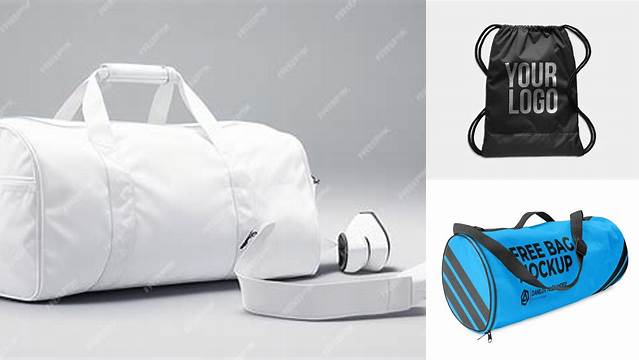 2807+ Gym Bag Mockup Smart PNG Image