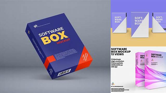 281+ Software Box Mockup Online Free PSD