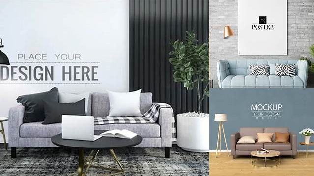 2814+ Furniture Mockup Free PSD