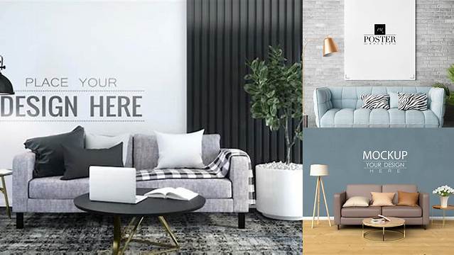 2814+ Furniture Mockup Free PSD