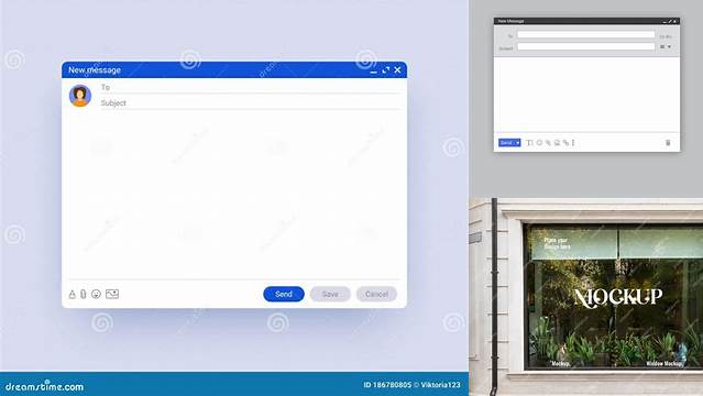 2816+ Email Window Mockup Psd Best for Showcase