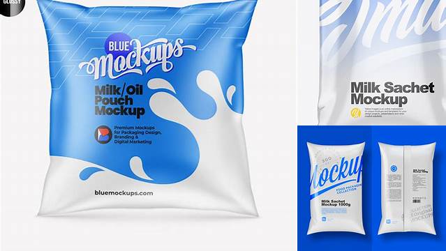 2817+ Milk Pouch Mockup Psd Free Download Free PSD