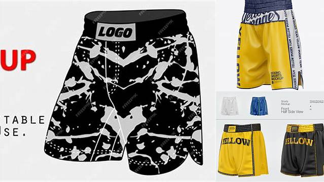 2817+ Mma Shorts Mockup Best for Showcase