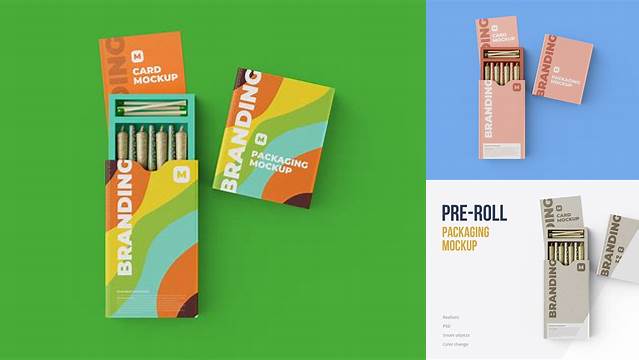 2817+ Pre Roll Mockup Professional Quality PSD Freebie