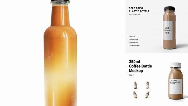 2818+ Coffee Bottle Mockup Free Include TIFF