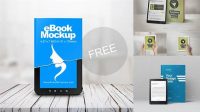 2823+ Ebook Mockup Free Free PSD