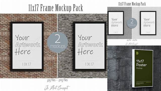 2824+ Poster Mockup 11x17 Best for Showcase