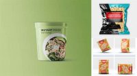 2827+ Instant Noodle Mockup Free Best Free Mockup PSD