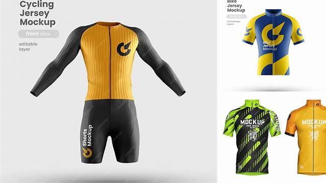 2829+ Cycling Jersey Mockup Psd Free Smart PNG Image