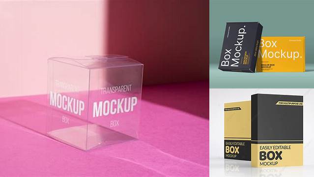 2833+ Transparent Box Mockup Free Digital Download