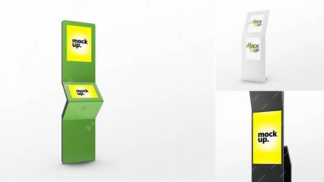 2841+ Kiosk Mockup Easy Editable