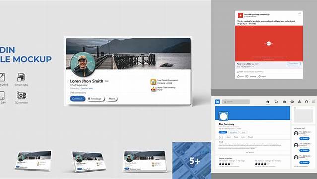 285+ Linkedin Mockup Online Free Downloadable PSD