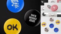 2854+ Button Mockup Download Free