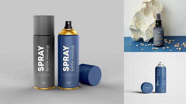 2856+ Spray Mockup Exclusive Free Photoshop Mockup