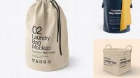 2857+ Laundry Bag Mockup Best for Showcase