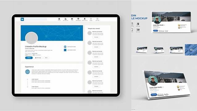 2862+ Linkedin Profile Mockup 2020 For Free Download