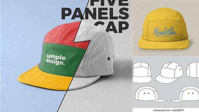 2865+ 5 Panel Cap Mockup Creative PSD Resources