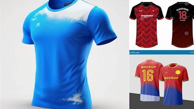 2882+ Mock Up Camiseta Futbol Modern PSD Templates